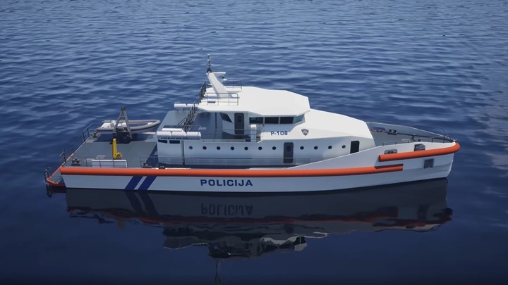 Iskra Shipyard with the contract of 37m long Coastal Patrol Vessel